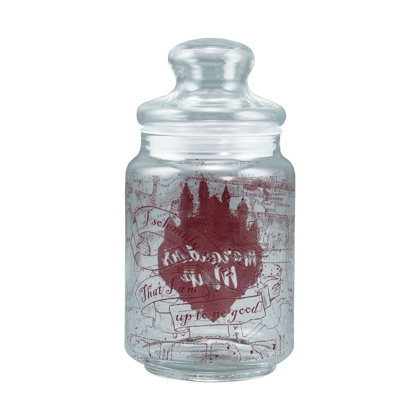 Harry Potter Glass Sweet Jar - Marauder's Map 750 ml