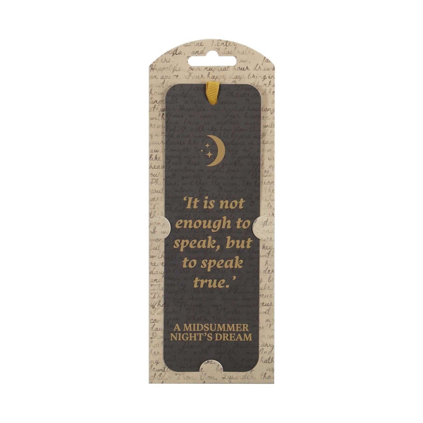 Shakespeare Paper Bookmark - A Midsummer Night's Dream