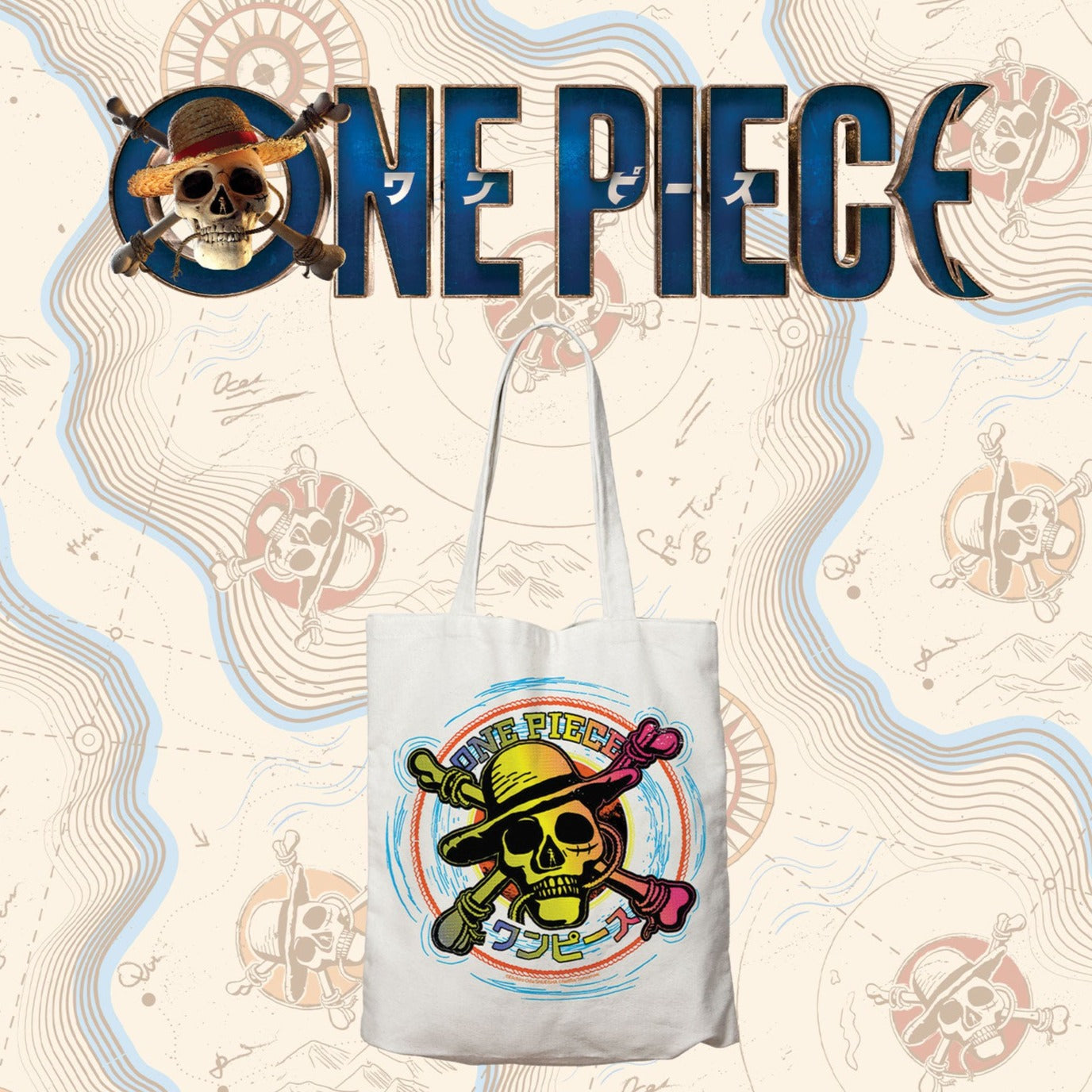 Borża Tote One Piece - Jolly Roger 