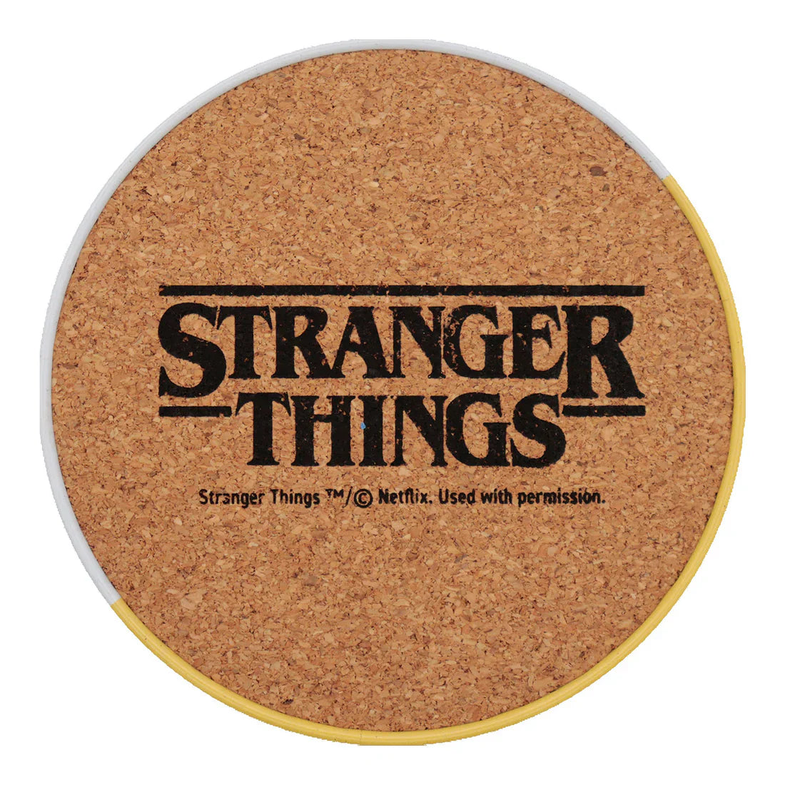 stranger things set of 4 coasters fanattik