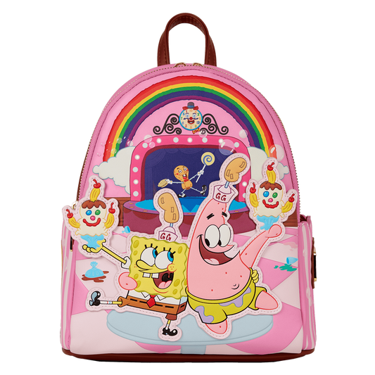 spongebob squarepants patrick star goofy goober light up mini backpack