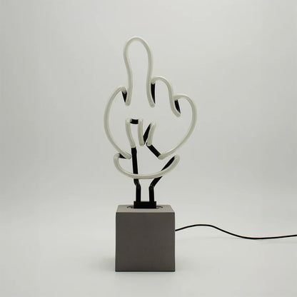 Lampe Néon Main "Fuck"