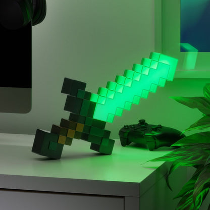 Minecraft Lamp - Diamond Sword