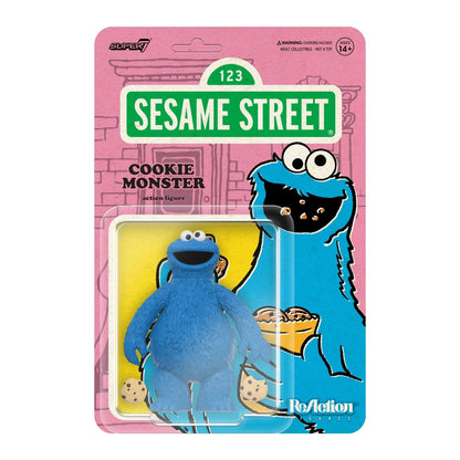 sesame street reaction figures wave 2 cookie monster super7
