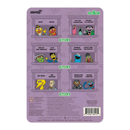 sesame street reaction figures wave 3 big bird super7