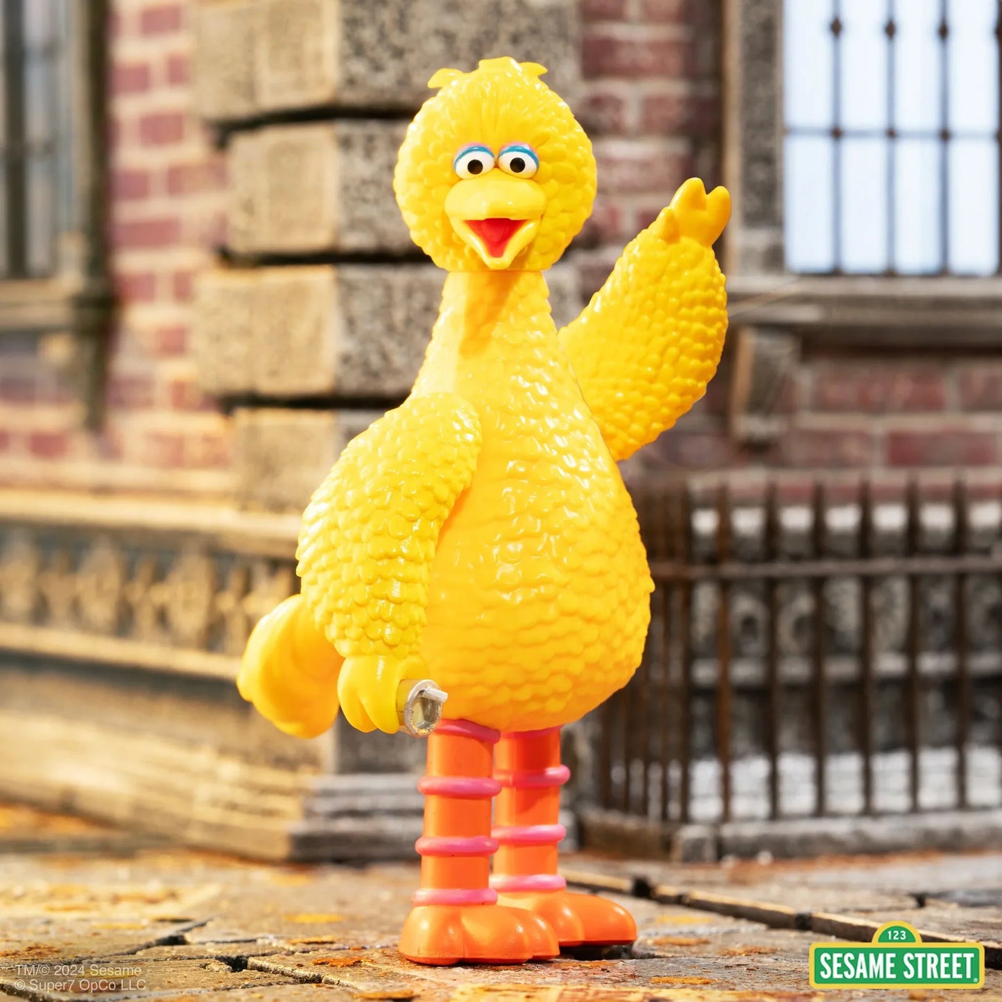 sesame street reaction figures wave 3 big bird super7