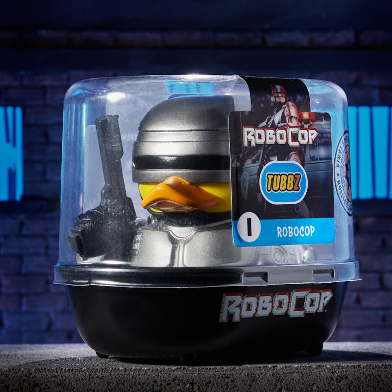 Canard RoboCop TUBBZ | Numskull Official Robocop TUBBZ Cosplay Duck Collectable