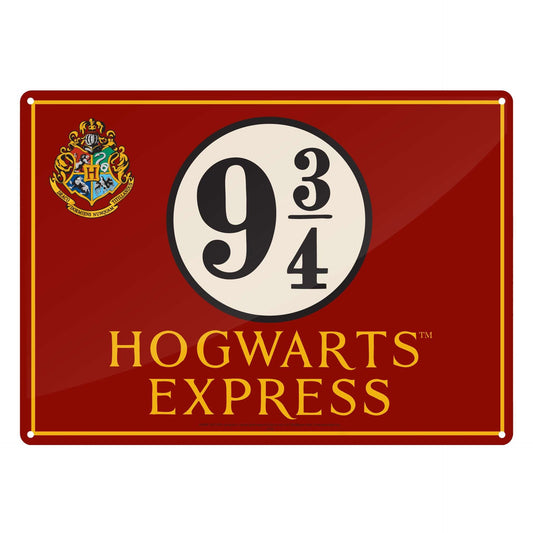 Harry Potter Decorative Metal Plaque - Hogwarts Express