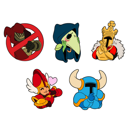 Shovel Knight présentoir pin's Set Youtooz