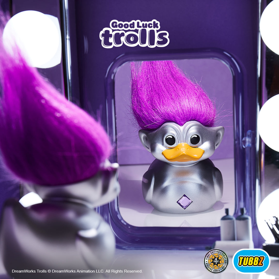 Canard Good Luck Trolls: Silver Troll TUBBZ (First Edition) - vue 9