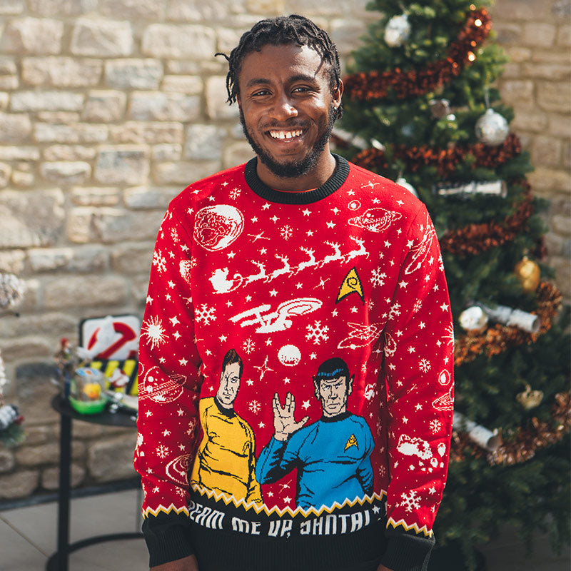 Pokemon Weihnachtspullover Pacman Star Trek Christmas Sweater Beam