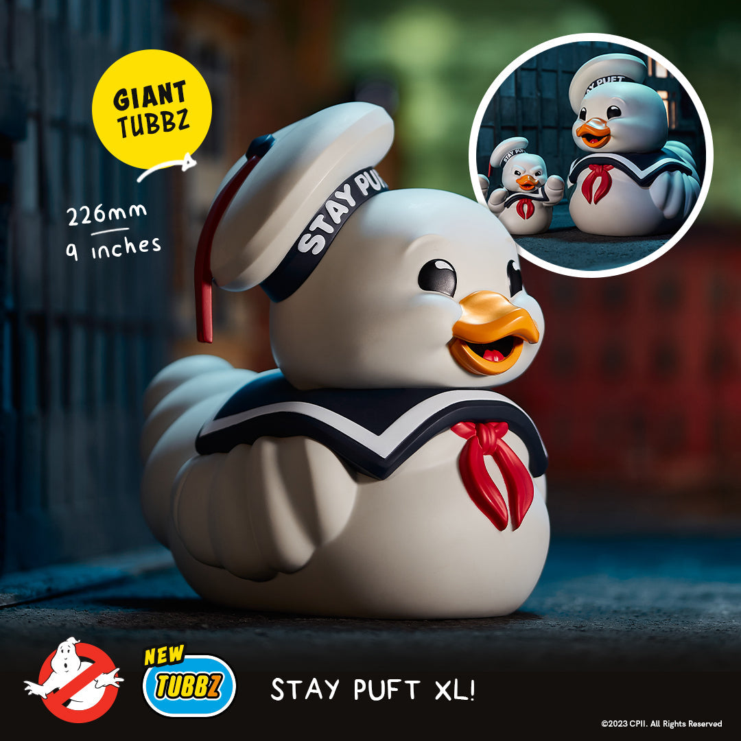 Canard Bibendum Chamallow géant XL Stay Puft Ghostbusters TUBBZ | Cosplaying Ducks Numskull