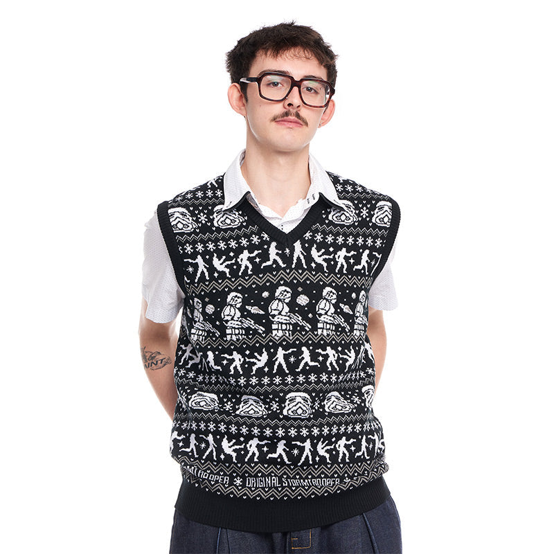 Camiseta de tirantes navideña de punto de Stormtrooper
