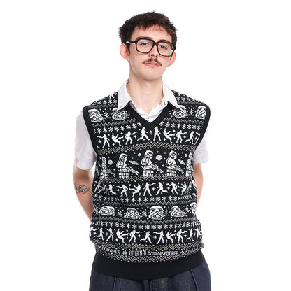 Camiseta de tirantes navideña de punto de Stormtrooper