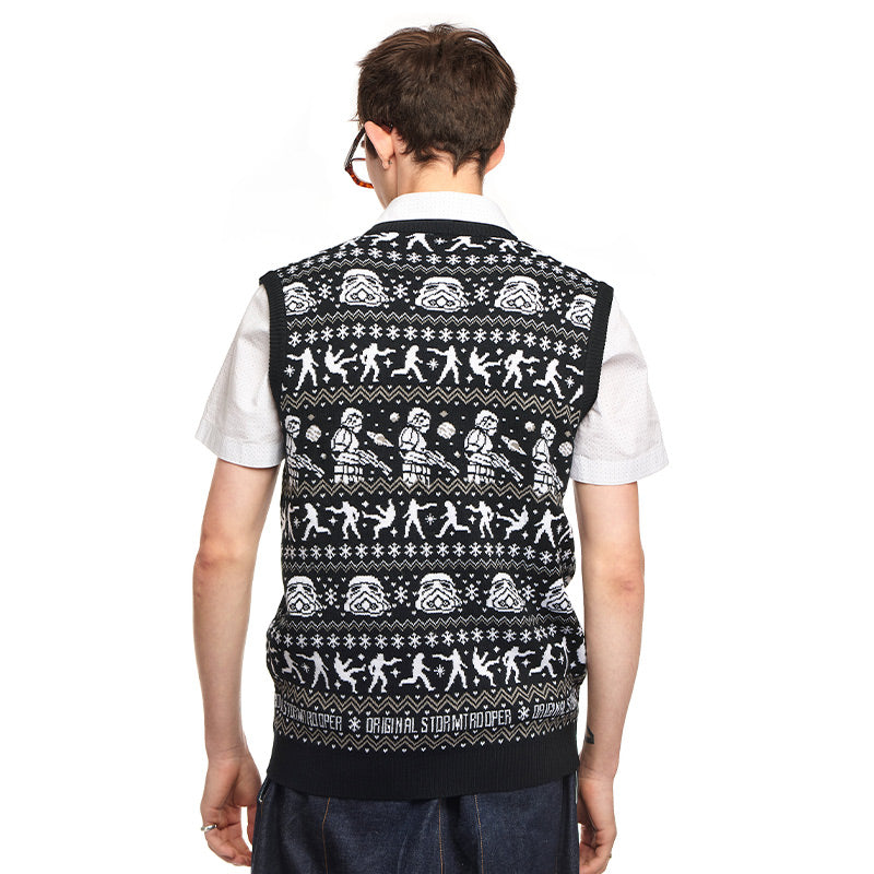 Camiseta de tirantes navideña de punto de Stormtrooper