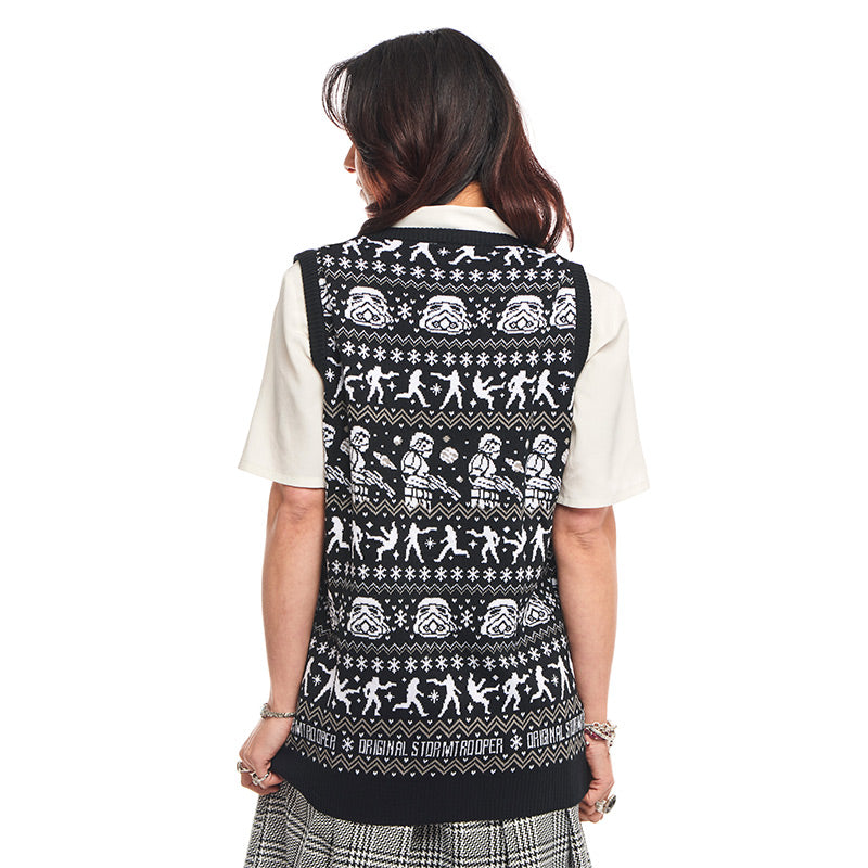 Camiseta de tirantes navideña de punto de Stormtrooper