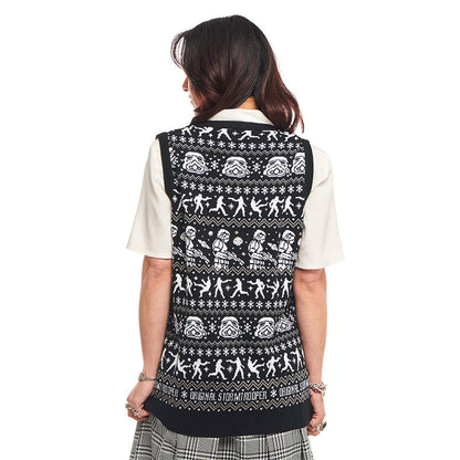 Camiseta de tirantes navideña de punto de Stormtrooper