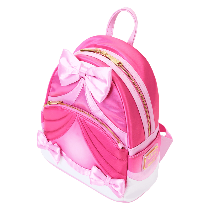 cinderella 75th anniversary pink bow gown cosplay mini backpack loungefly