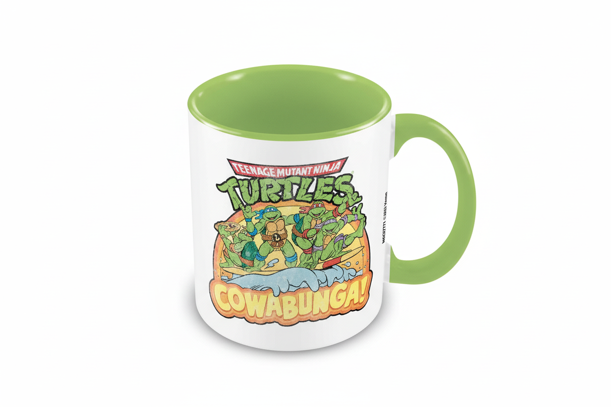 Taza de las Tortugas Ninja: Clásica - Cowabunga