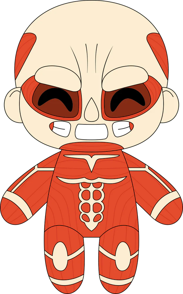 Peluche Chibi Colossal Titan