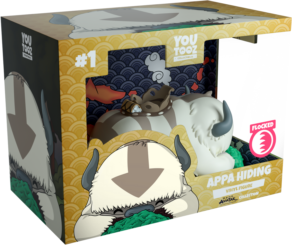 Figurine Appa Hiding Flocked