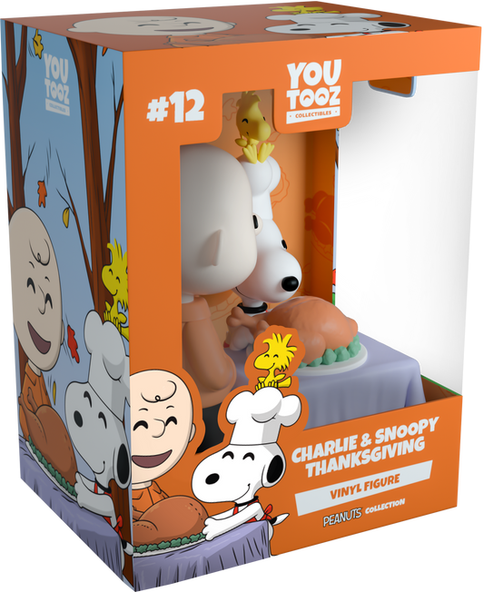 Figurine Charlie & Snoopy Thanksgiving