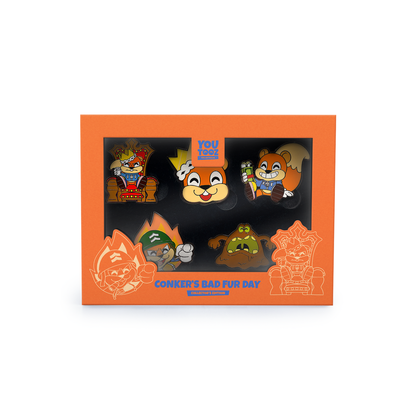Conker’s Bad Fur Day Pin Set