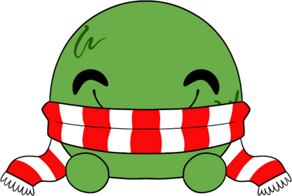 Cozy Slimecicle Stickie (6in)