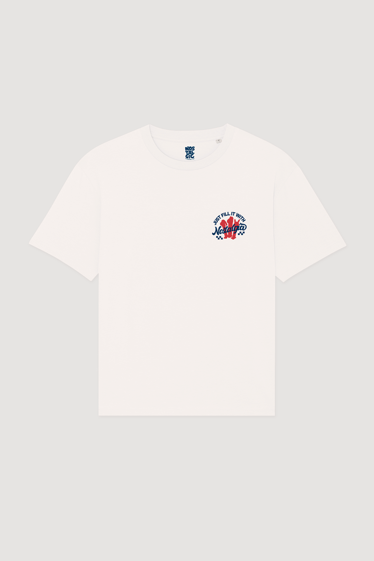 t shirt just fill it with nostalgia nostalgic apparel