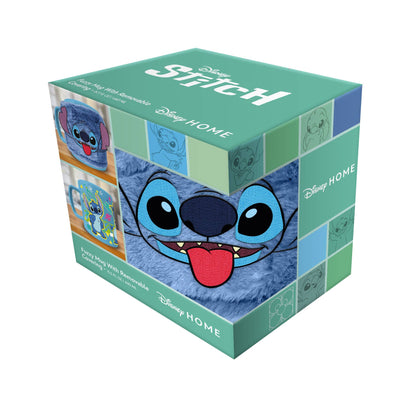 Taza afelpada de Lilo y Stitch - Cara de Stitch