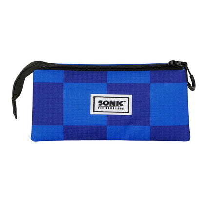 SEGA Sonic the Hedgehog Triple Pencil Case - Sonic Regard