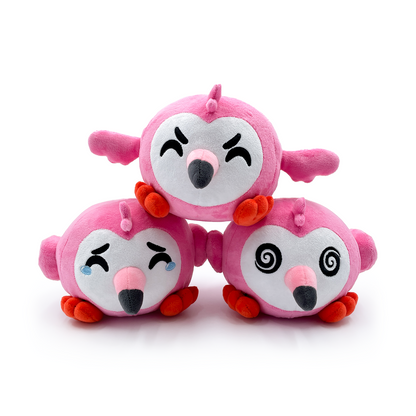 Dizzy Flamingo Stickie (6in)