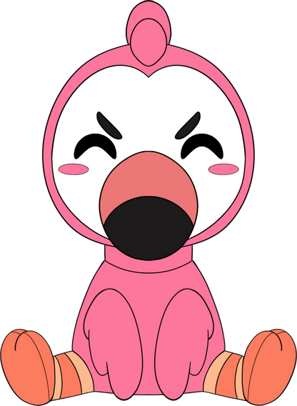 Flamingo Sit Plush (1ft)