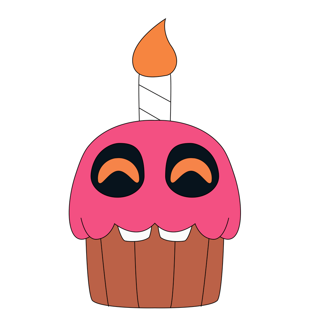 Jinete de Hombro Cupcake (15 CM)