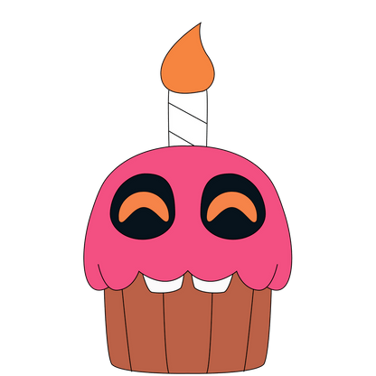 Jinete de Hombro Cupcake (15 CM)