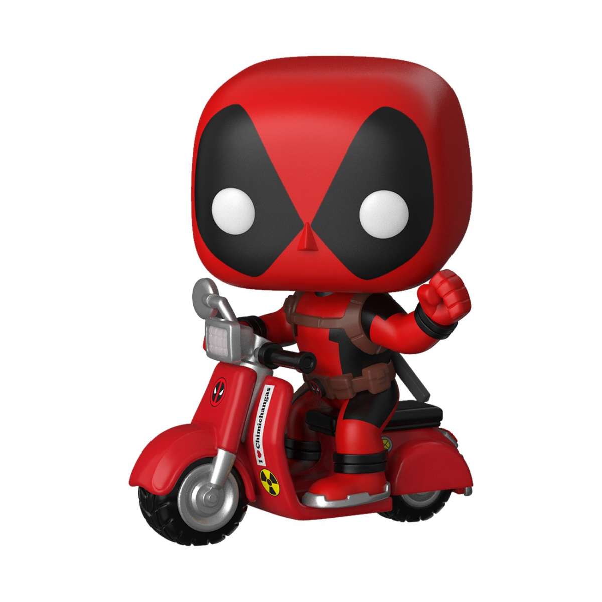 pop rides deadpool on scooter 45