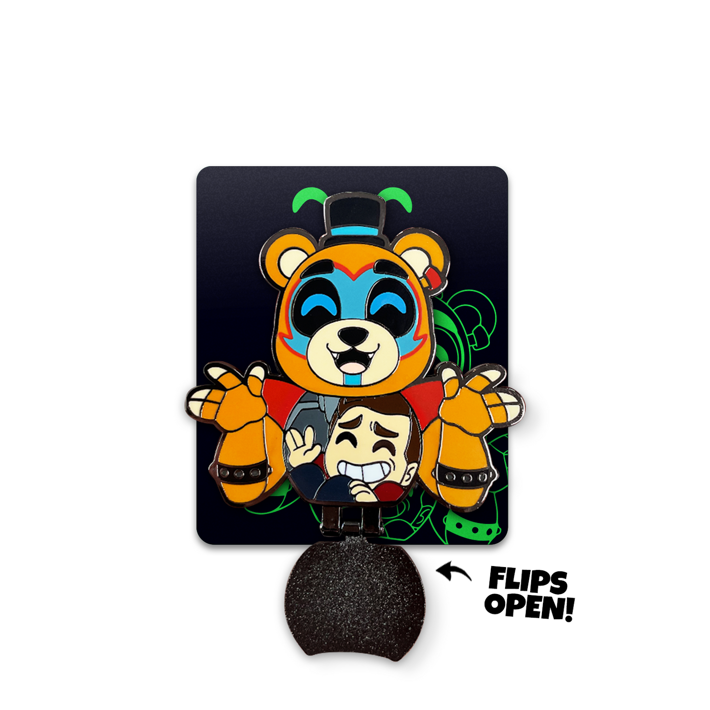 Pin cubierto de MatPat X FNAF
