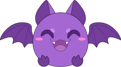 Halloween Bat Stickie (6in)