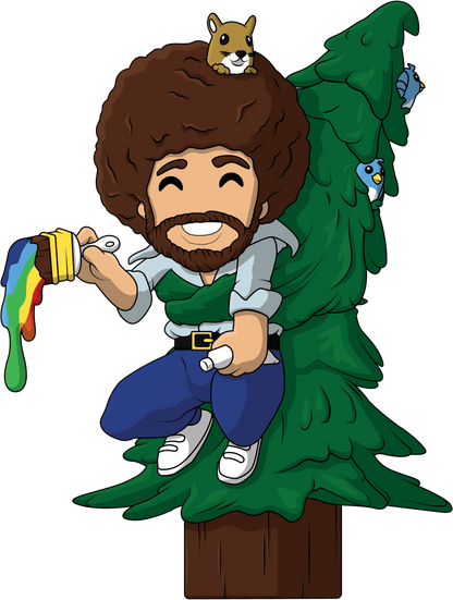 Bob Ross Hand over the Hero