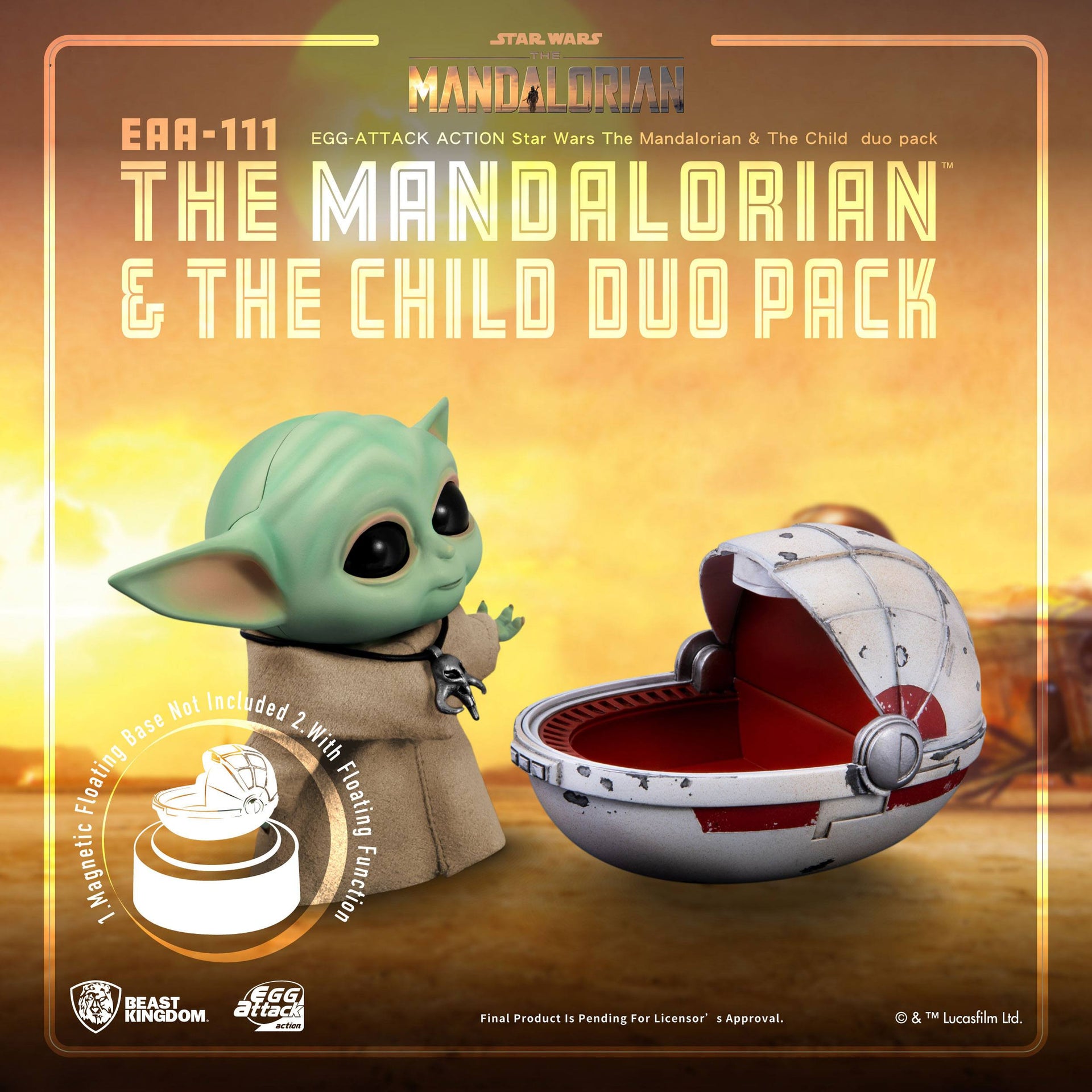 スター・ウォーズ：マンダロリアン エッグアタック アクション マンダ