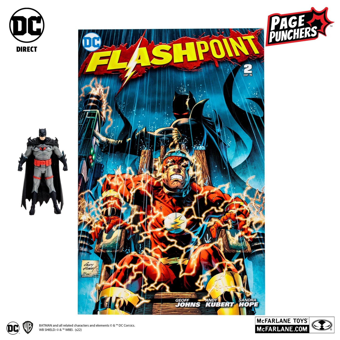 Batman con Comic Flashpoint (Page Punchers)