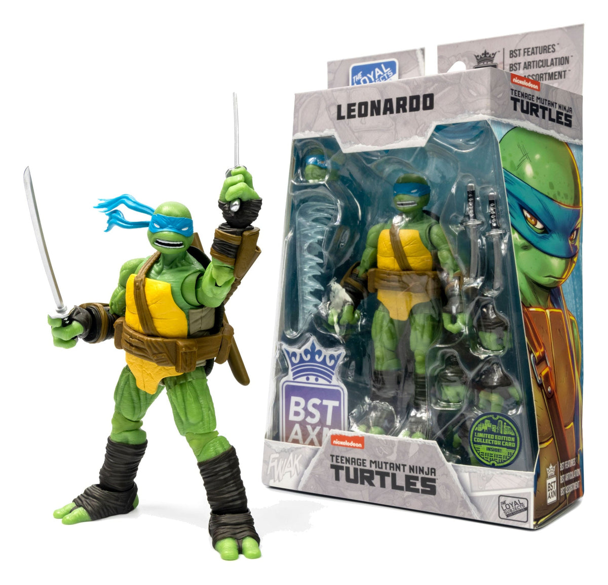 Figurine BST AXN Leonardo IDW Comics 13 cm - Tortues Ninja