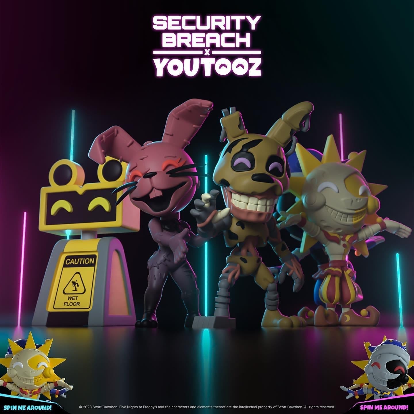 Five Nights at Freddy's Vinyl figurine Sun & Moon Youtooz Fnaf