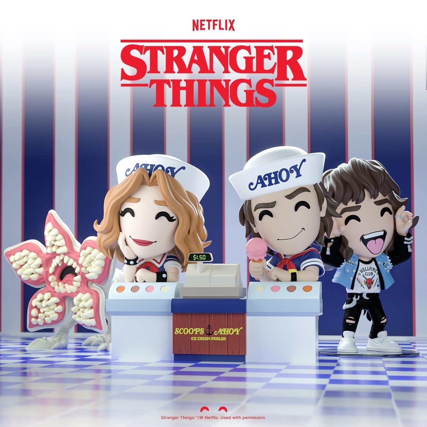 Stranger Things Vinyl figurine Demodog Démogorgon Youtooz Netflix