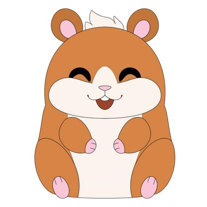Peluche de hámster Jamie (22,86 cm)
