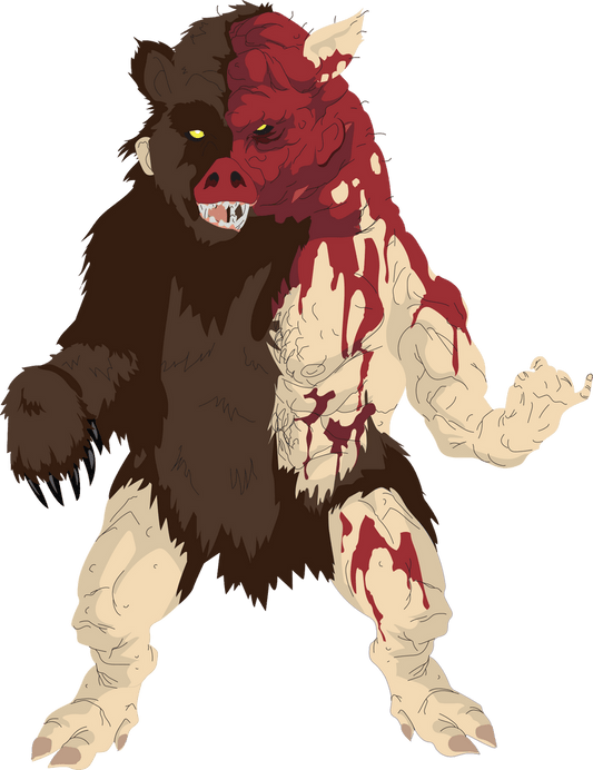 Hombre-Oso-Cerdo
