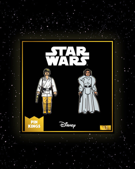 Pin's Star Wars Set 1.1 - Luke Skywalker and Princess Leia