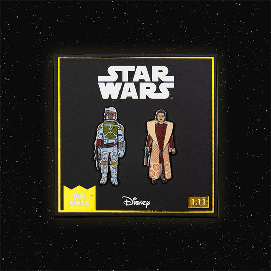 Pin's Star Wars Set 1.11– Boba Fett and Leia Organa (Bespin Gown)