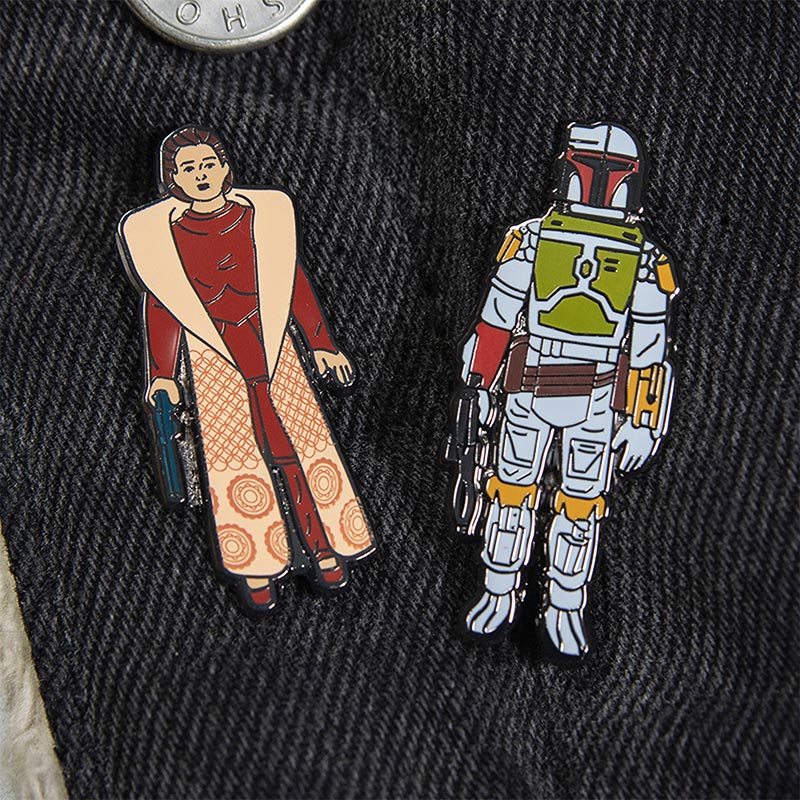 Pin's Star Wars Set 1.11– Boba Fett and Leia Organa (Bespin Gown)