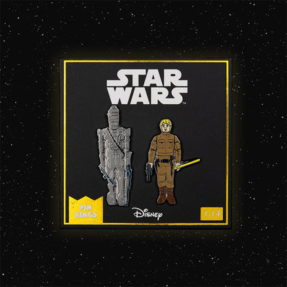 Pin's Star Wars Set 1.14 – IG-88 and Luke Skywalker (Bespin Fatigues)